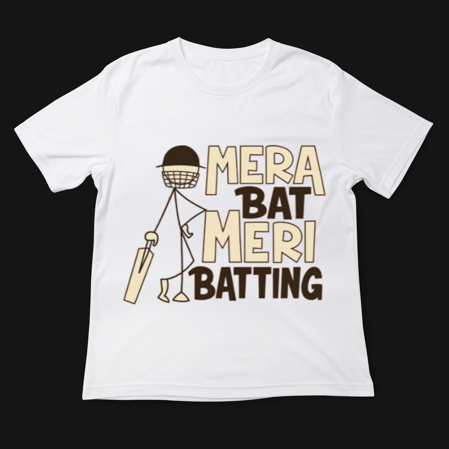 Mera Bat, Meri Batting T-Shirt for Men