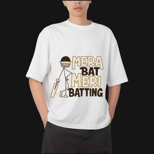Mera Bat, Meri Batting T-Shirt for Men